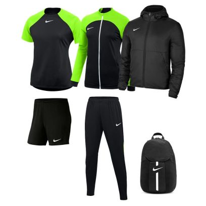 Ensemble Nike femme Pack 6 pièces Maillot Academy Pro Short Park III Veste de survêtement Academy Pro Pantalon de survêtement Academy Pro Veste doublée Team Fall Sac à dos Academy Team DH9242 BV6860 DH9250 DH9273 DC8039 DC2647