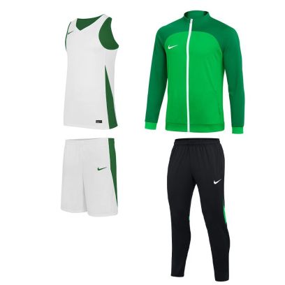 Ensemble Nike Academy pro basket pour homme maillot reversible short veste pantalon de survetement