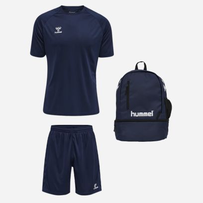 Ensemble Hummel Essential pour Enfant. Maillot + Short + Sac à dos (3 pièces)