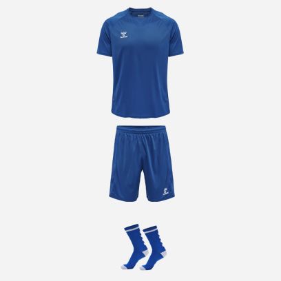 Produkt-Set Hummel Essential für Kinder. Trikot + Short + kurze Socken (3 artikel)