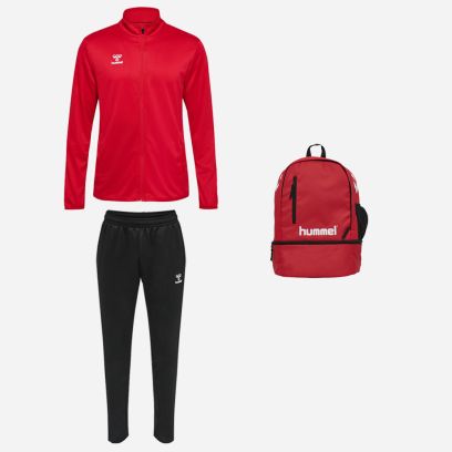 Product set Hummel Essential for Kids. Sweat jacket + Tracksuit pants + Bag (3 items)