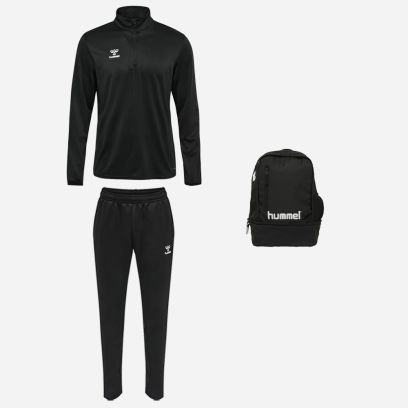 Set producten Hummel Essential voor Kinderen. Top 1/2 zip + Trainingsbroek + Tas (3 artikelen)