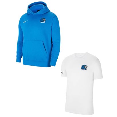 Pack Nike Olympique Montredonnais XV pour Enfant (2 pièces) | Sweat à capuche + T-shirt |