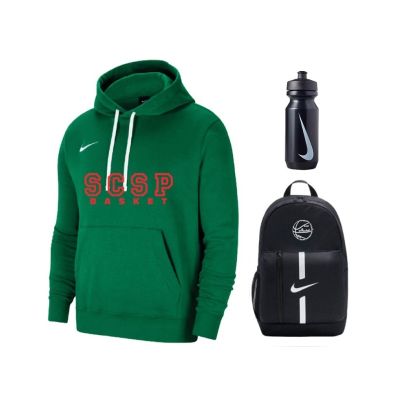 Pack Enfant Sporting Club Saint-Pourcain (3 pièces) | Sweat à capuche + Sac à dos + Gourde |