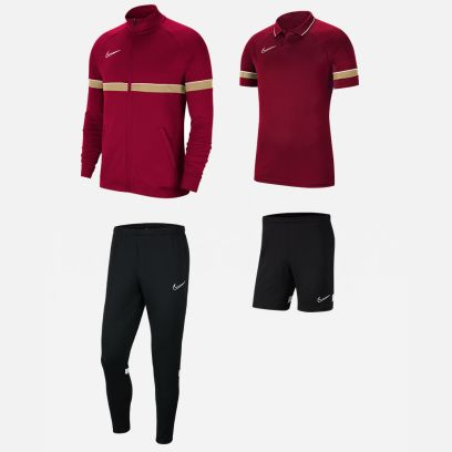 Product set Nike Academy 21 for Child. Track suit + Polo + Shorts (4 items)