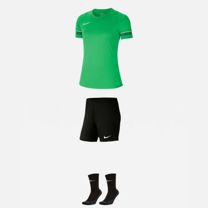 Product set Nike Academy 21 for Female. Shirt + Shorts + Socks (3 items)