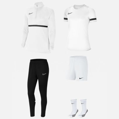 Ensemble Nike Academy 21 pour Femme. Survêtement + Maillot + Short + Chaussettes (5 pièces)