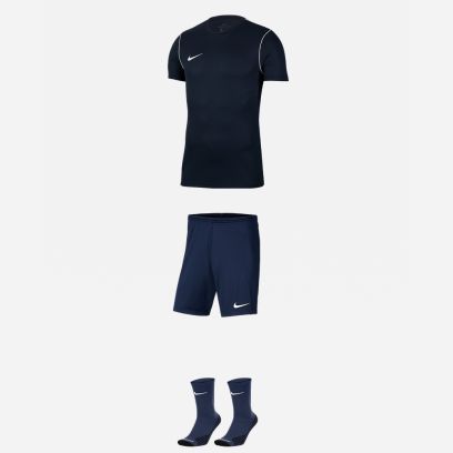 Conjunto de produtos Nike Park 20 para Criança. Camisa + Calções + Meias (3 itens)