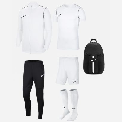 Product set Nike Park 20 for Men. Track suit + Jersey + Shorts + Socks + Bag (6 items)