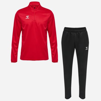 Produkt-Set Hummel Essential für Herren. Oberteil 1/2 Zip + Trainingshosen (2 artikel)