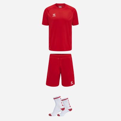 Product set Hummel Essential for Men. Jersey + Shorts + Short socks (3 items)