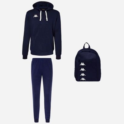 Set producten Kappa Bali voor Heren. Sweatshirt + Joggingbroek + Tas (3 artikelen)