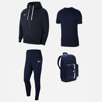 Ensemble Nike Team Club 20 pour Enfant. Sweat-shirt + Bas de jogging + Tee-shirt + Sac (4 pièces)