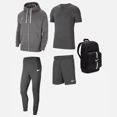 Product set Nike Team Club 20 for Child. Sweatshirt + Trouser + T-shirt + Shorts + Bag (5 items)