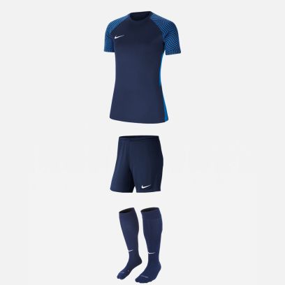 Conjunto de produtos Nike Strike II para Fêmea. Camisa + Calções + Meias (3 itens)