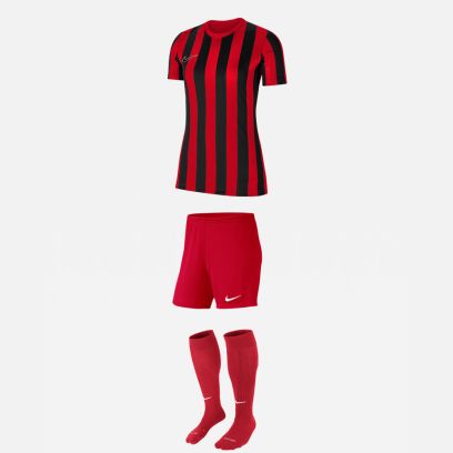 Set di prodotti Nike Striped Division IV per Donne. Maglia + Short + Calze (3 prodotti)