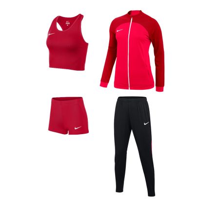 Ensemble Running Nike Academy Pro femme debardeur cuissard veste pantalon de survetement