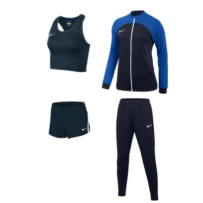 Ensemble Running Nike Academy Pro femme debardeur short veste pantalon de survetement