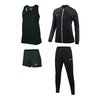 Ensemble Running Nike Academy Pro femme debardeur cuissard veste pantalon de survetement