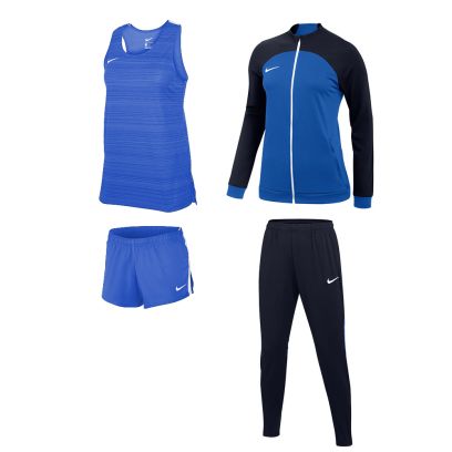 Ensemble Running Nike Academy Pro femme debardeur short veste pantalon de survetement