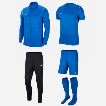 Product set Nike Park 20 for Men. Track suit + Jersey + Shorts + Socks (5 items)