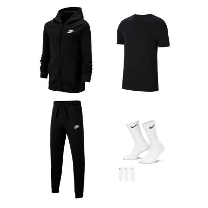 Set producten Nike Sportswear voor Kind. Joggingpak + T-shirt + Sokken (4 artikelen)