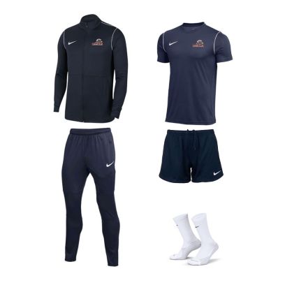 Pack Tennis Club Saint Pierre de Chandieu pour Femme (5 pièces) | Maillot + Short de tennis + Veste de survêtement + Pantalon de survêtement + Chaussettes |