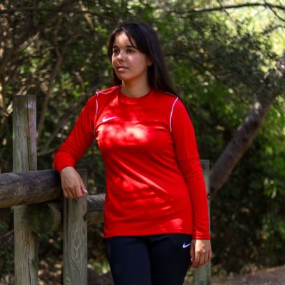 sweat nike dri fit park 20 rouge femme fj3006 657