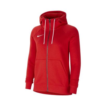 Sweat zippé à capuche Nike Team Club 20 rouge pour Femme CW6955-657