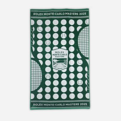 Towel Rolex Monte-Carlo Masters Green for unisex