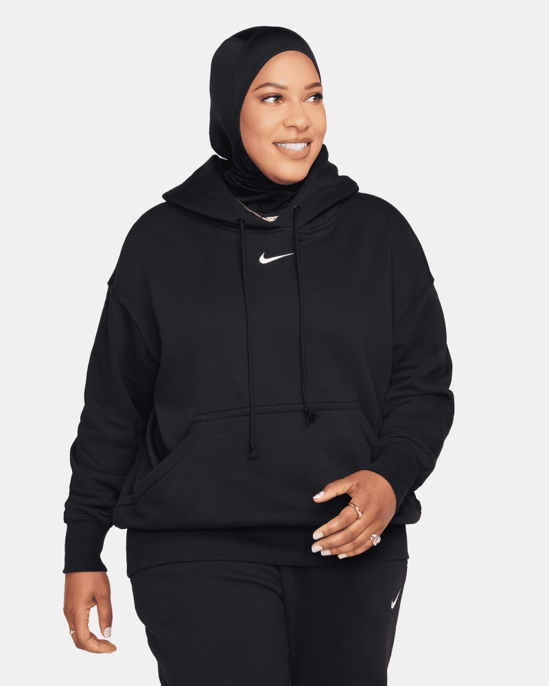 Camisola com capuz Nike Sportswear Phoenix Fleece Oversized para mulher  Preto