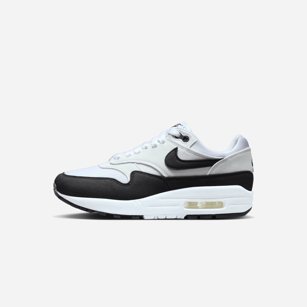 Zapatillas Nike Air Max 1 87 Blanco y Negro Mujer EKINSPORT