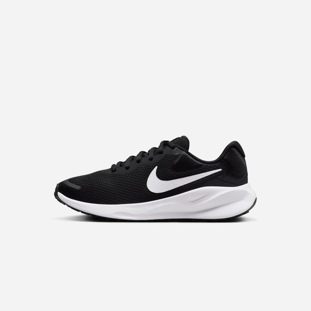 Chaussures de running Nike Revolution 7 Noir Blanc pour Femme EKINSPORT