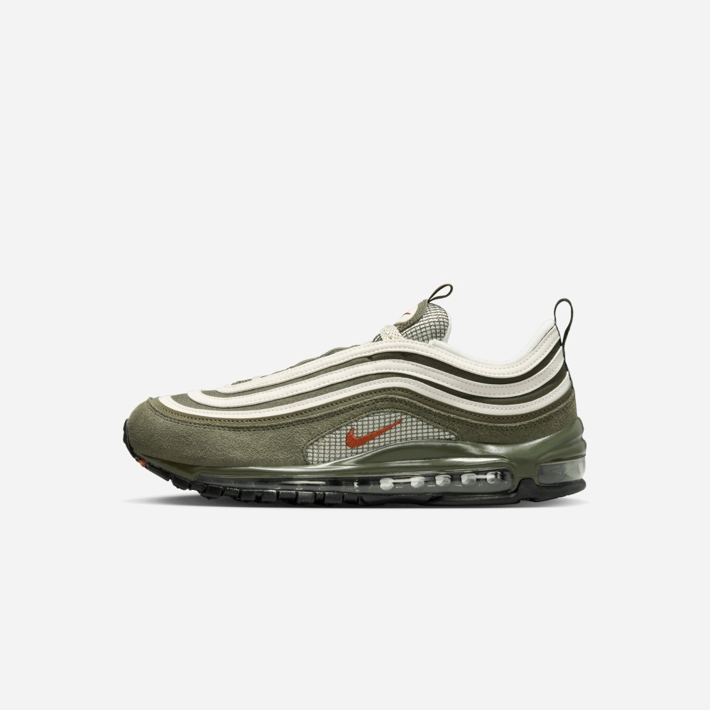 Scarpe Nike Air Max 97 Bianco e Khaki Uomo EKINSPORT