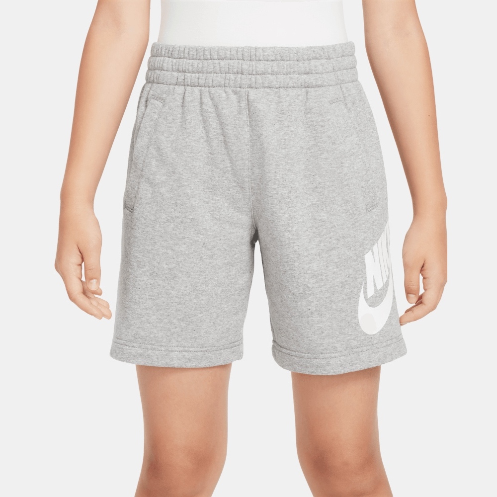 Pantaloncini Nike Sportswear Club Fleece da bambino colore grigio EKINSPORT