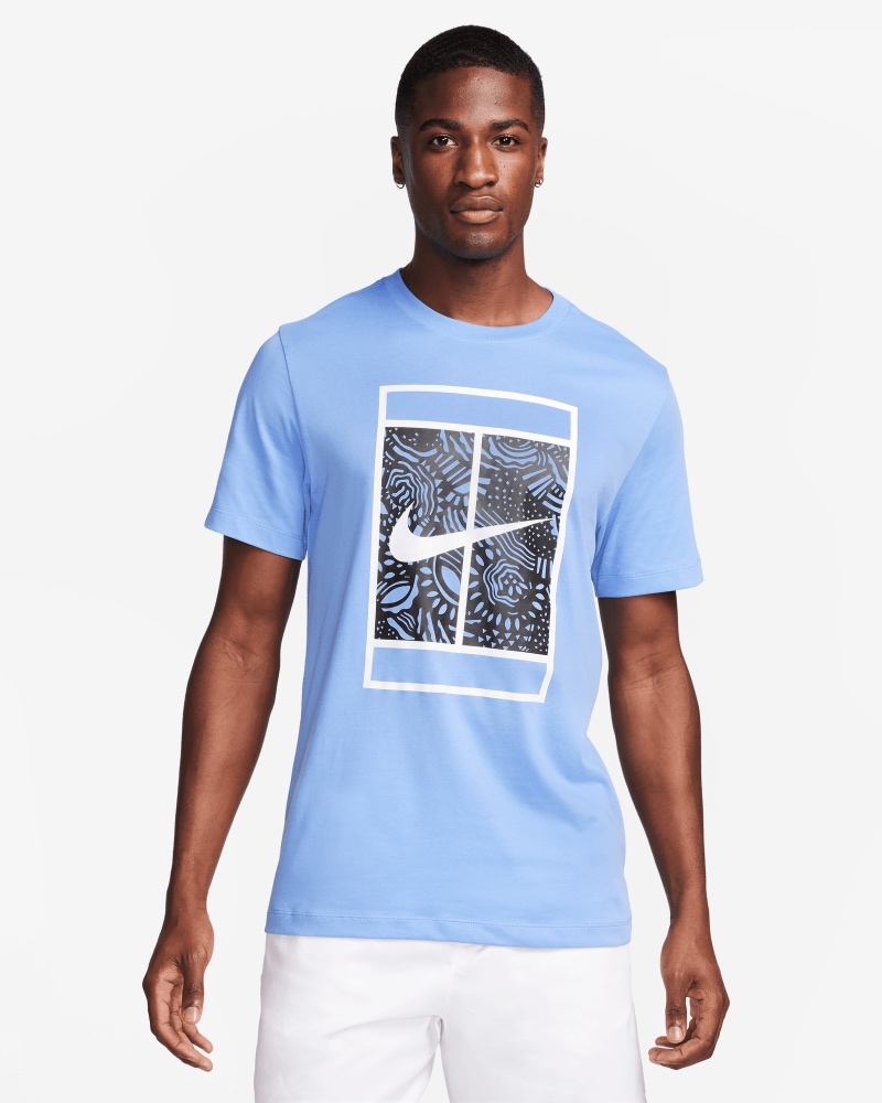 T shirt 2025 nike homme bleu