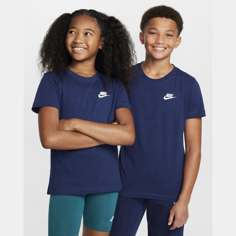 T shirt Nike Sportswear Bleu Marine pour Enfant EKINSPORT