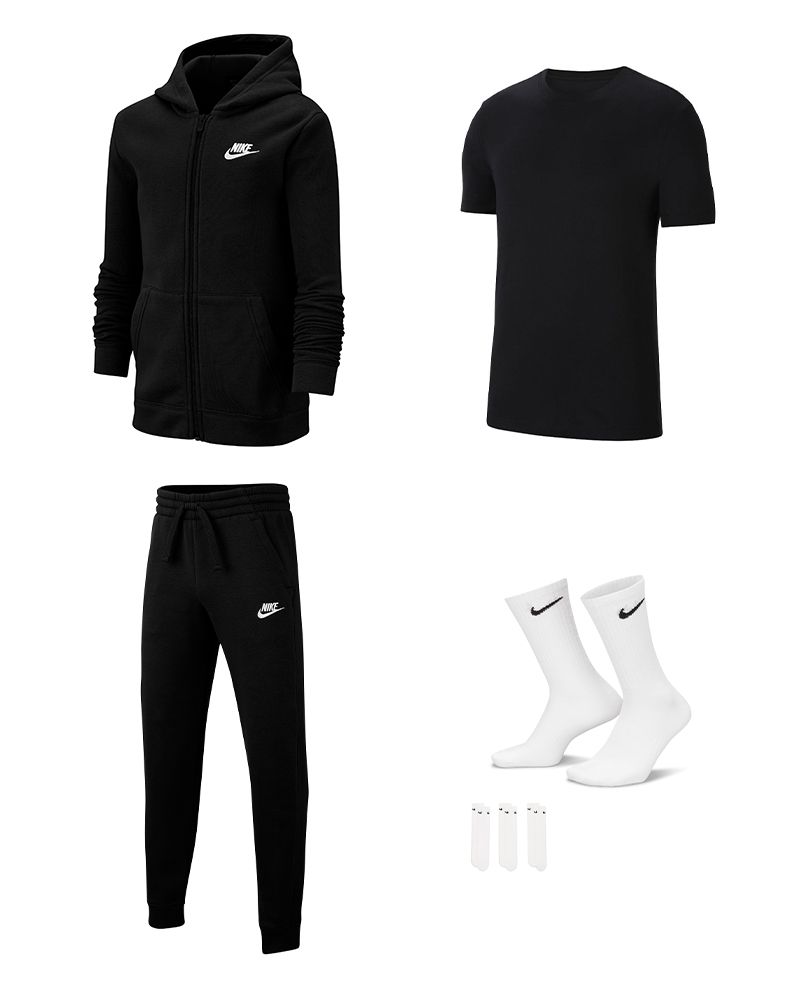 Kit Nike Sportswear for Child. Jogging suit + Tee-shirt + Socks