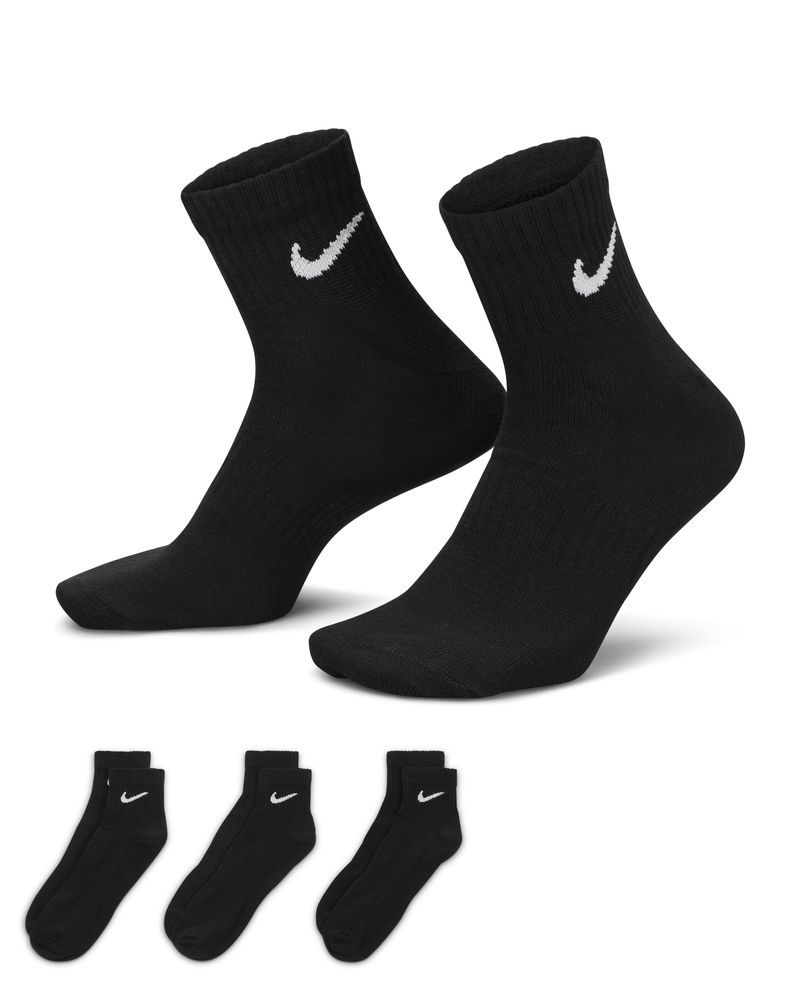 Pack de 3 calcetines de deporte en DryMove™ - Blanco/Negro - MUJER